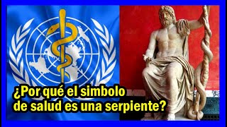 La vara de Esculapio Historia del símbolo de salud la serpiente en el bastón [upl. by Chimene]