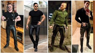 Stylish and dashing leather Tight pants outfits for men and young boys2022 [upl. by Cruz]