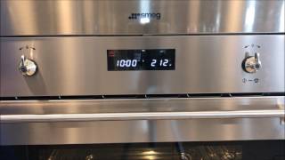 Smeg Steam Oven Instructions Tutorial SU45VCX1 SCU45VCS1 [upl. by Trakas]