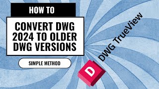 How to convert DWG versions of more than one file [upl. by Mag999]