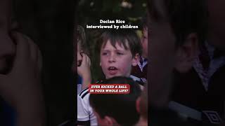 Declan Rice interviewed by kids  🚗 The Rice Roadtrip 🚗 [upl. by Notnelc]