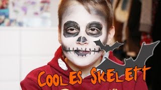 Cooles Skelett  Kinderschminken für Halloween  Radio TEDDY [upl. by Arria814]