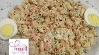 Dinner for two  Tuna Macaroni Pasta Salad  I Heart Recipes [upl. by Eerot4]