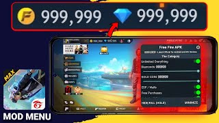 FREE FIRE MOD MENU APK 2024  UNLIMITED DIAMONDS amp GUN SKINS HACK [upl. by Aiyot]