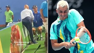 Tennis star caught wearing disguise to heckle rival who booted him out of tournament [upl. by Nelaf]