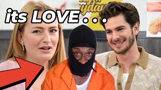 Chicken Shop Date with Spiderman Andrew Garfield  REACTION [upl. by Annuahs]