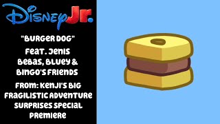 quotBurger Dogquot Feat Jenis Bebas  Real Song With Lyrics From Disney Jr Music Nursery Rhymes Special [upl. by Cleo]