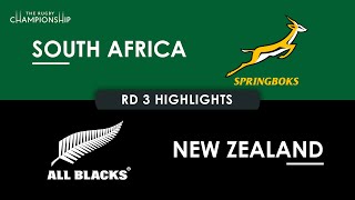 HIGHLIGHTS  SOUTH AFRICA v NEW ZEALAND  The Rugby Championship 2024 [upl. by Grimbly]