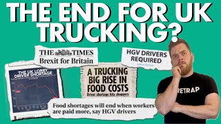 Truck Driver Shortage UK Get A HGV License In The Worst Industry [upl. by Ssidnak]