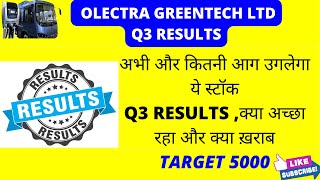 अभी तो बहुत आग बाकी है 💥 Olectra Greentech Share Latest News 💥 Olectra Greentech Q3 Results evstock [upl. by Knowlton]