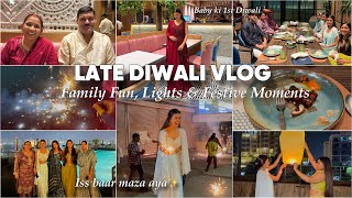 LATE DIWALI VLOG ✨ Family Fun Lights amp Festive Moments  Mishti Pandey [upl. by Remington]