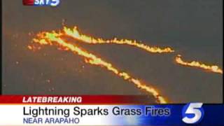 Lightning Sparks Fires In Custer Co [upl. by Paula639]