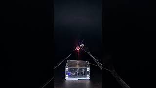 Fork vs tesla coil shorts tesla experiment asmr real [upl. by Ehsiom]