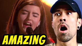 Angelina Jordan BOHEMIAN RHAPSODY REACTION Americas Got Talent [upl. by Ardua715]