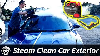 Steam Clean a Car Exterior  HowTo [upl. by Ruhnke]