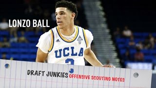 NBA Draft Junkies  Scouting Notes  Lonzo Ball [upl. by Noyek]