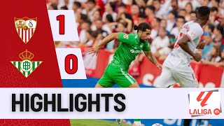 Sevilla 10 Real Betis Lukébakio’s Penalty Seals Derby Victory [upl. by Raychel]