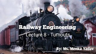 Design Calculations of Turnouts Railway Engineering [upl. by Nairim]