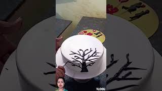 Anniversary cake design shortsfeed viraltrending [upl. by Halsy]