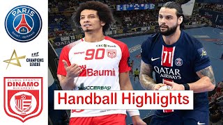 PSG Handball Vs Dinamo Bucuresti Handball Highlights EHF Champions League 2024 [upl. by Eeldivad]