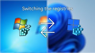 Swapping Windows 7 and Windows 11 registry [upl. by Cook]