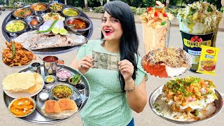 Living on Rs 1000 for 24 Hours Challenge  Nashik Food Challenge [upl. by Marlyn]