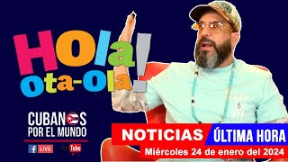 Alex Otaola en vivo últimas noticias de Cuba  Hola OtaOla miércoles 24 de enero del 2024 [upl. by Dorison278]