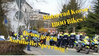 Motorrad DemoKorsofahrt ✫1800 Bikes am Start [upl. by Faunia]