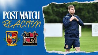 Post Match Reaction  Sheffield FC 50 Colls Jimmy Williams [upl. by Nemzzaj484]