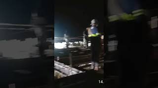 Roof Beam Concreting using Pumpcrete [upl. by Akenaj974]