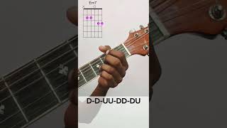 G  Cadd9 Em7  D ❤️ guitar guitartutorial shorts ytshots [upl. by Dexter]