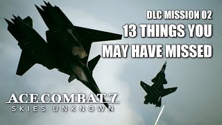 Things you may have missed in quotAnchorhead Raidquot  Ace Combat 7 Skies Unknown DLC [upl. by Ocinom868]