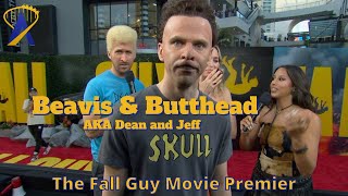 Beavis and ButtHead AKA Dean and Jeff at The Fall Guy Premier [upl. by Odranoel685]