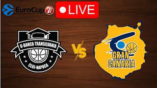 🔴 Live ClujNapoca vs Gran Canaria  EuroCup Basketball 20232024  Live Play by Play Scoreboard [upl. by Denison803]