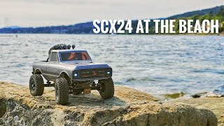 Axial SCX24 Saturday morning at Transfer Beach [upl. by Nayllij]