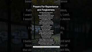 Prayers For Repentance and Forgiveness prayer prayers amen shortsfeed [upl. by Annawd182]