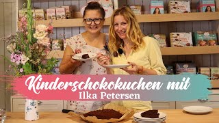 Die Wölkchenbäckerei Kinderschokokuchen Rezept mit Ilka Petersen [upl. by Phaih]