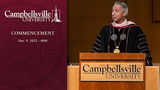 2022 Campbellsville University December Commencement  600 [upl. by Raskin]