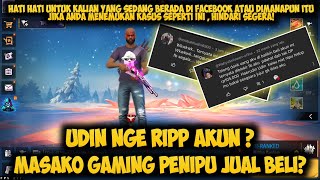 MASAKO GAMING NGERIP AKUN ANAK FB  TONTON VIDEO INI SEBELUM ANDA TERLAMBAT [upl. by Aieken]