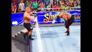 Umaga destroys Brock Lesnar smack down live [upl. by Dorej103]