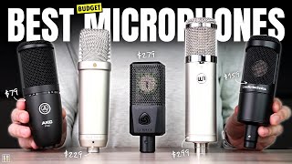 Best BUDGET Microphones For Vocals 2024  AudioTechnica AT2020 Rode NT1A amp Lewitt LCT 440 Pure [upl. by Anitsenre]