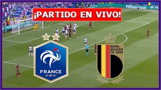 🔴 FRANCIA vs BELGICA  PARTIDO EN VIVO ⚽ JUEGA MBAPPE  UEFA NATIONS LEAGUE  LA SECTA DEPORTIVA [upl. by Haneehs]