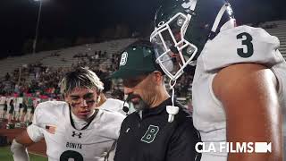 Bonita vs Glendora  24 Socal High School Football [upl. by Atilamrac5]