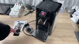 Philips Senseo Quadrante Kaffeepadmaschine mit Café Boost Technologie Overview Unboxing amp Anleitung [upl. by Wilona]