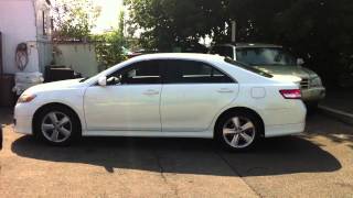 2010 Toyota Camry SE Startup amp In Depth Tour Part 1 [upl. by Relyt]