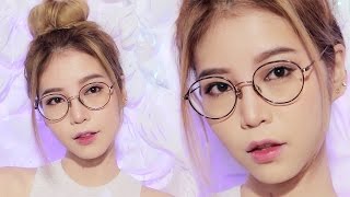 EASY MAKEUP FOR GLASSES WEARER 👓✥✥ [upl. by Oicnerual]