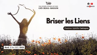 Briser les liens  Pasteur Sybille CUTTAYEN  Mardi 12 Décembre 2023 [upl. by Ibrab413]