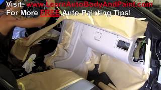 How To Paint Car Interior  Car Interior Painting  Video 22 [upl. by Lusar]