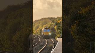 GBRf loaned Colas 66790 passes Llanharan [upl. by Haswell]