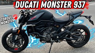 DUCATI MONSTER 937😻TORQUE MONSTER🥵BUT 16LAKHS😂 [upl. by Latsyrcal97]